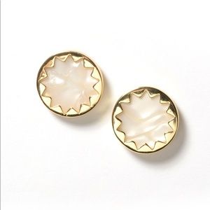 House of Harlow 1960 starburst pearl earrings